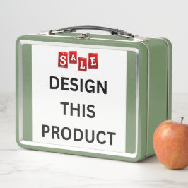 売れ！メタルランチボックス – 緑 – カスタム メタルランチボックス