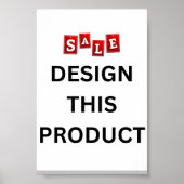 売れ!壁のポスタカスタムー – 4"x6" ポスター (正面)