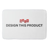 売れ！大浴用マット – カスタム バスマット (正面)