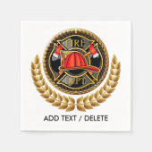 売れ!消防局ナプキン スタンダードカクテルナプキン (正面)