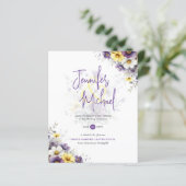 売れ！紫色の黄色のフローラ結婚の (スタンド正面)