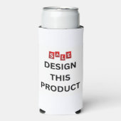 売れ！背の高いクーラーボックス – フォームカスタマイズ-  スリム缶クーラー (Seltzer正面)