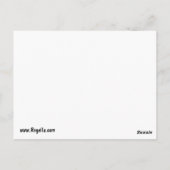 売れ!赤グリッターはがき – ノートカード – レシピカード (裏面)