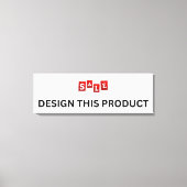 売れ！Canvas Print Premium 包まれた 32"x12 Quality キャンバスプリント (正面)