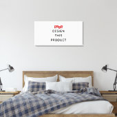 売れ！Canvas Print Premium 包まれた 32"x16"品質 キャンバスプリント (インサイチュ (寝室))