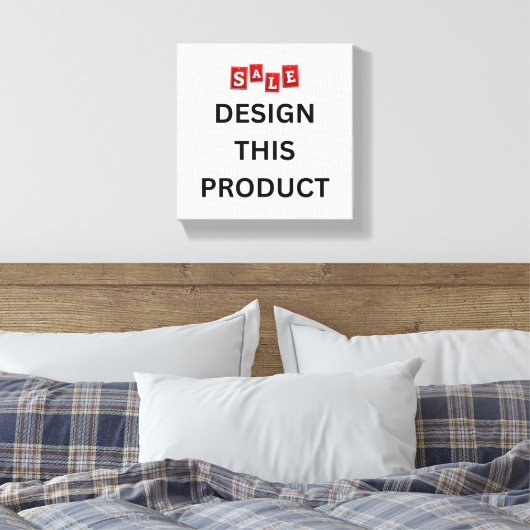 売れ！Canvas Print Premium 包まれた -8"x8"品質 キャンバスプリント (インサイチュ (寝室))