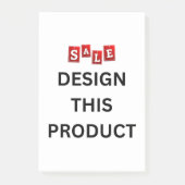 売れ!Post it Notes Authentic 3M - 4" x 6" ポストイット (正面)