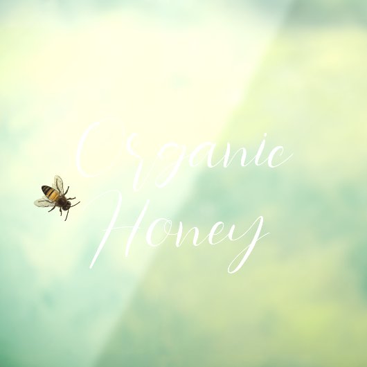 売オーガニックり用ハチミツ手書き文字ビー ウィンドウサイン (シート3)