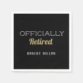 売人気があるり手!!定年ナプキン スタンダードカクテルナプキン (正面)