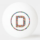 売出価格のアルファベットの芸術D DDのDDD 3*のピンポン球 卓球ボール (正面)