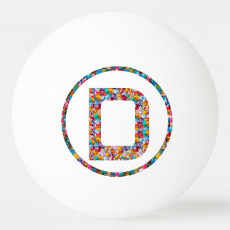 売出価格のアルファベットの芸術D DDのDDD 3*のピンポン球 卓球ボール