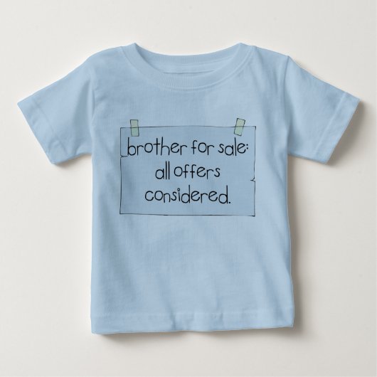 売却兄弟 ベビーTシャツ (正面)