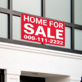 売却地実在区 横断幕 (ビルの外側)