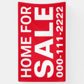 売却地実在区 横断幕 (縦)