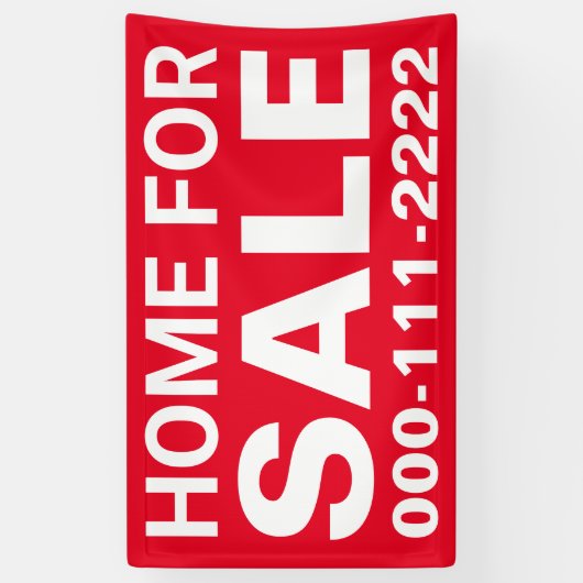 売却地実在区 横断幕 (縦)