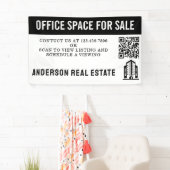 売却用カスタムオフィス　商業用不動産 横断幕 (インサイチュ)