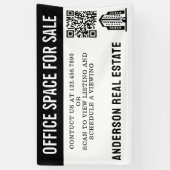 売却用カスタムオフィス　商業用不動産 横断幕 (縦)