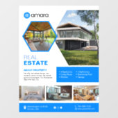 売却用ハウスウィンドウカスタムの固定 ウィンドウサイン (シート)