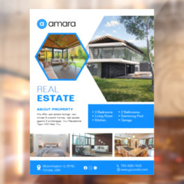 売却用ハウスウィンドウカスタムの固定 ウィンドウサイン