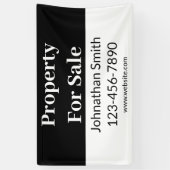売却白黒業実在財産 横断幕 (縦)