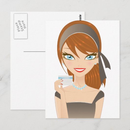 売子 ポストカード (正面/裏面)