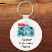 売実在り不動産のビジネス促進 キーホルダー (正面)