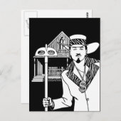 売春あっせん業者とホー ポストカード (正面/裏面)