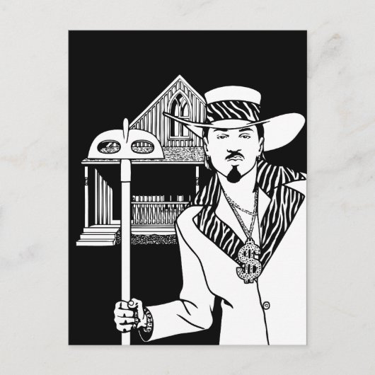 売春あっせん業者とホー ポストカード (正面)