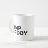 売春あっせん業者のお父さん コーヒーマグカップ (正面左)