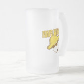 売春あっせん業者は他の人映画叫びません フロストグラスビールジョッキ (正面右)