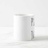 売春あっせん業者ジュースのおもしろいなベストセラーのコーヒー・マグ コーヒーマグカップ (中央)