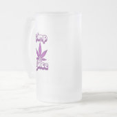 売春あっせん業者ジュースのマグ フロストグラスビールジョッキ (正面左)