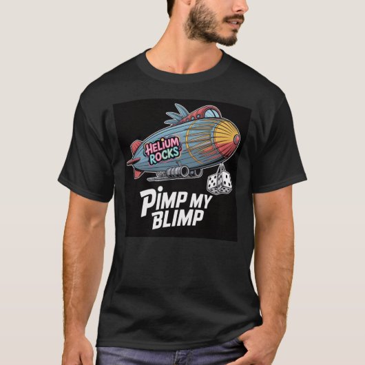 売春あっせん業者マイブリンプ – デッキアウト飛行可能 Tシャツ (正面)