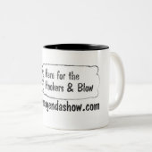 売春婦および打撃のコーヒー・マグ ツートーンマグカップ (正面右)