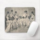 売春宿の女の子 マウスパッド (マウス)