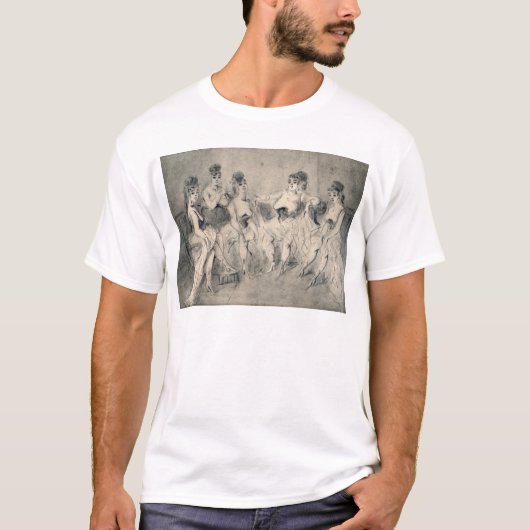 売春宿の女の子 Tシャツ (正面)