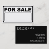 売空白の札 名刺 (正面/裏面)