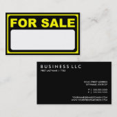 売空白の札 名刺 (正面/裏面)