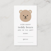 壺の中にクマが何頭いるか – クマ顔 エンクロージャーカード