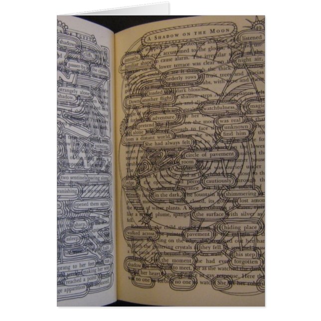 変えられたブックカード (正面)