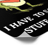 変なことを言わなきゃ死ぬ Funny Frog Co ポスター (角)