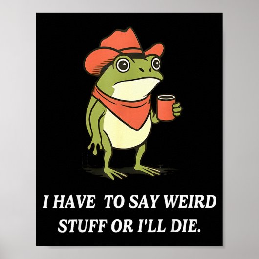 変なことを言わなきゃ死ぬ Funny Frog Co ポスター (正面)