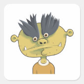 変なエイリアン スクエアシール (正面)