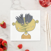 変なエイリアン スタンダードランチョンナプキン (インサイチュ)