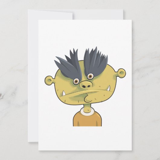 変なエイリアン 招待状 (正面)