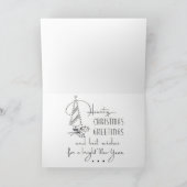 変なカップルのクリスマスカード豚カップル! シーズンカード (内部)