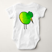 変なキーウィ ベビーボディスーツ (裏面)