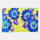 変なヒマワリ キッチンタオル (横)