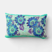 変なヒマワリ ランバークッション (裏面)