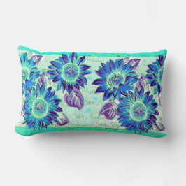 変なヒマワリ ランバークッション